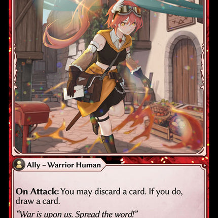 Hasty Messenger - DOA 1st EN-139 - Uncommon - Near Mint - Foil - Grand Archive TCG