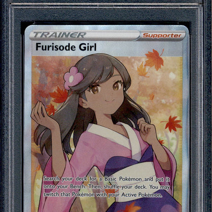 Furisode Girl - 190/195 - PSA 9 - Full Art - Silver Tempest - Pokemon - 73341