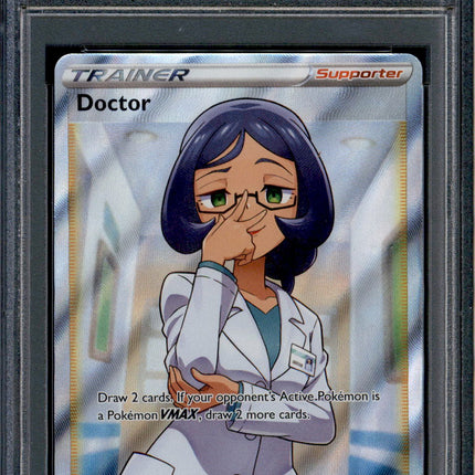 Doctor - 190/198 - PSA 8 - Full Art - Chilling Reign - Pokemon - 18195