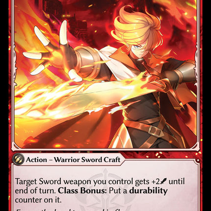 Hone by Fire - FTC EN-053 - x4 - C - NM - Non-Foil - Grand Archive TCG