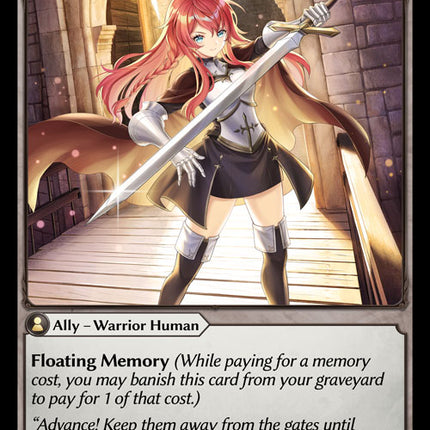 Honorable Vanguard - DEMO22-013 - Common - Near Mint - Non-Foil - Grand Archive TCG