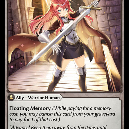 Honorable Vanguard - DOA 1st EN-091 - Common - Near Mint - Foil - Grand Archive TCG