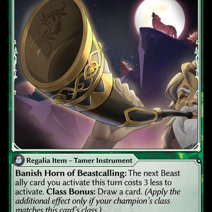 Horn of Beastcalling - DOA 1st EN-068 - Rare - Near Mint - Foil - Grand Archive TCG