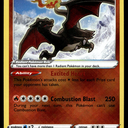 Radiant Charizard - 020/159 - NM - Ultra Rare - Crown Zenith - Pokemon - A7-50