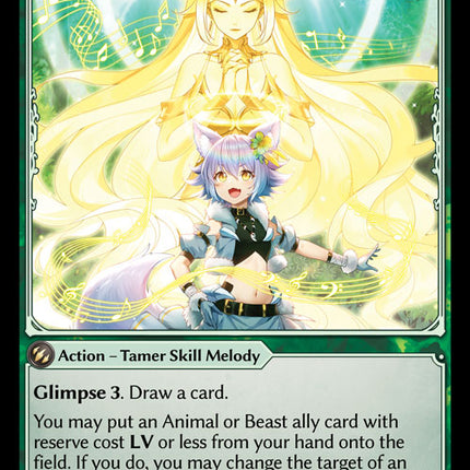 Hymn of Gaia's Grace - DOA 1st EN-271 - Super Rare - Near Mint - Foil - Grand Archive TCG