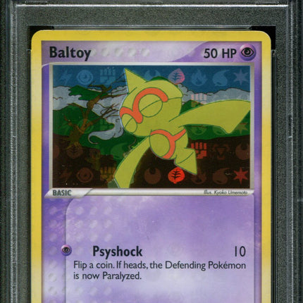 Baltoy - 52/101 - PSA 8 - Reverse Holo - Hidden Legends - Pokemon - 65012
