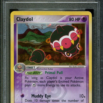 Claydol - 2/101 - PSA 8 - Reverse Holo - Hidden Legends - Pokemon - 65013