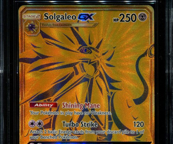 Pokemon Promo Ultra Rare Solgaleo GX SM104a 