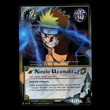 Naruto Uzumaki - 397 - NM - 1st Edition - Foil - Naruto CCG - D4-327