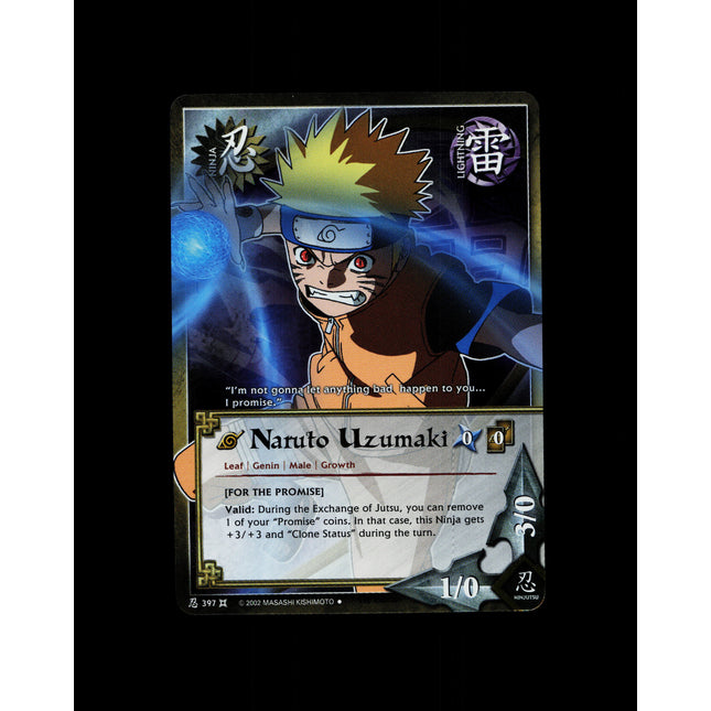 Naruto Uzumaki - 397 - NM - 1st Edition - Foil - Naruto CCG - D4-327