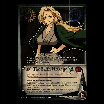 The Fifth Hokage - 372 - NM - 1st Edition - Foil - Naruto CCG - D4-251
