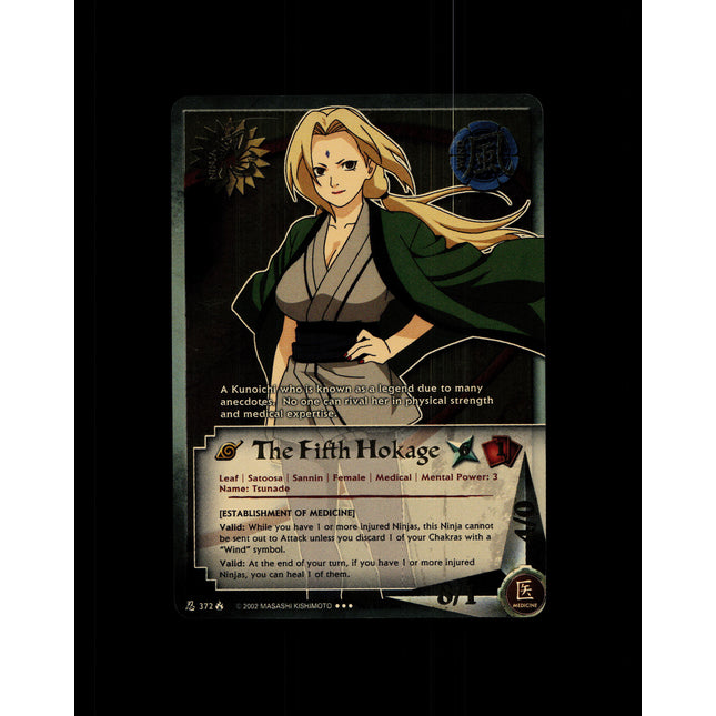 The Fifth Hokage - 372 - NM - 1st Edition - Foil - Naruto CCG - D4-251