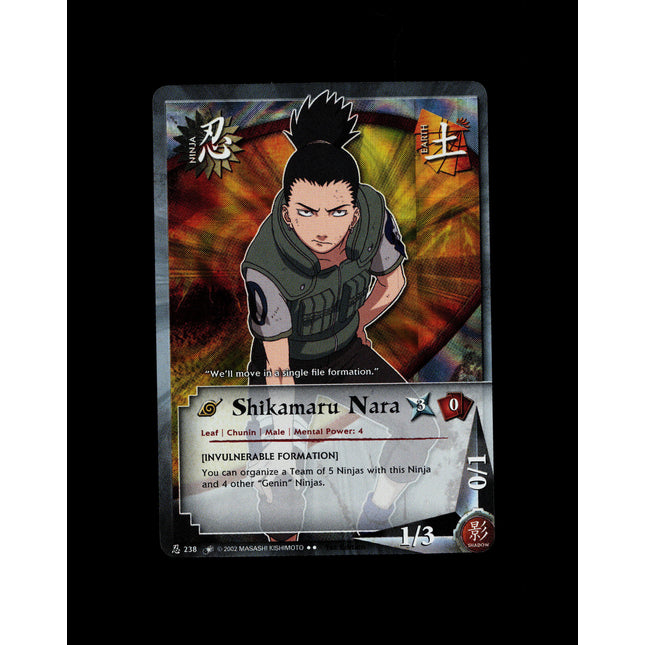 Shikamaru Nara - 238 - NM - 1st Edition - Foil - Naruto CCG - D3-9