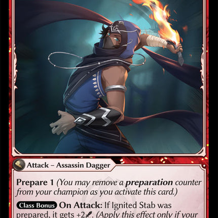 Ignited Stab - DOA Alter EN-141 - x4 - Common - Near Mint - Non-Foil - Grand Archive TCG