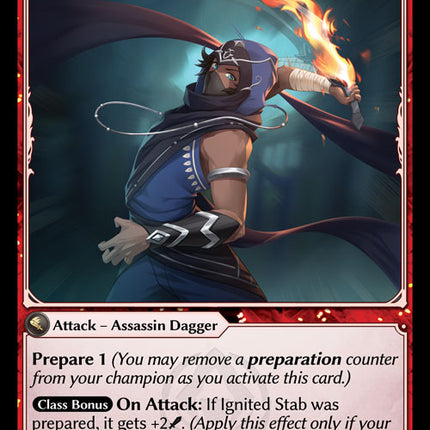 Ignited Stab - DOA 1st EN-141 - Common - Near Mint - Non-Foil - Grand Archive TCG
