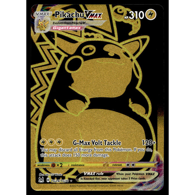 Pikachu Vmax - TG29/TG30 - NM - Secret Rare - Lost Origin - Pokemon - A7-25