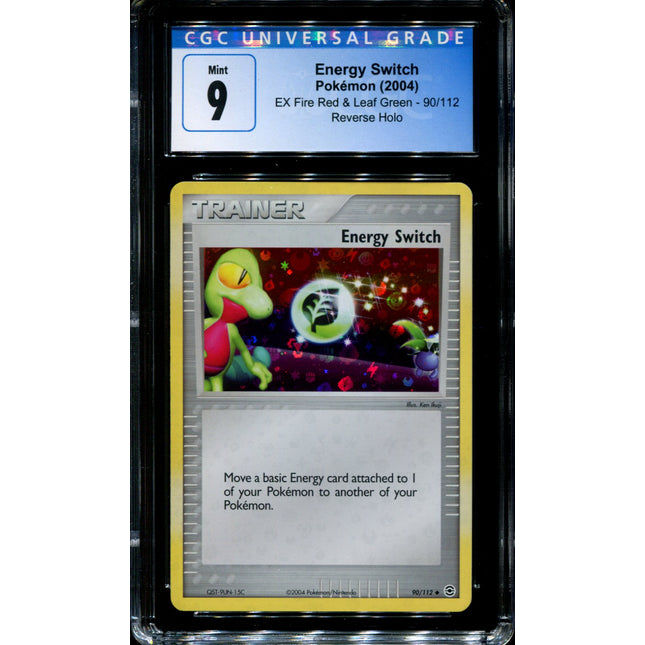 Energy Switch - 90/112 - CGC 9 - FRLG - Reverse Holo - Pokemon - 5073