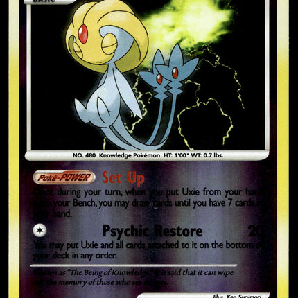 Uxie - 43/146 - NM - Reverse Holo - Legends Awakened - Pokemon - A9-82