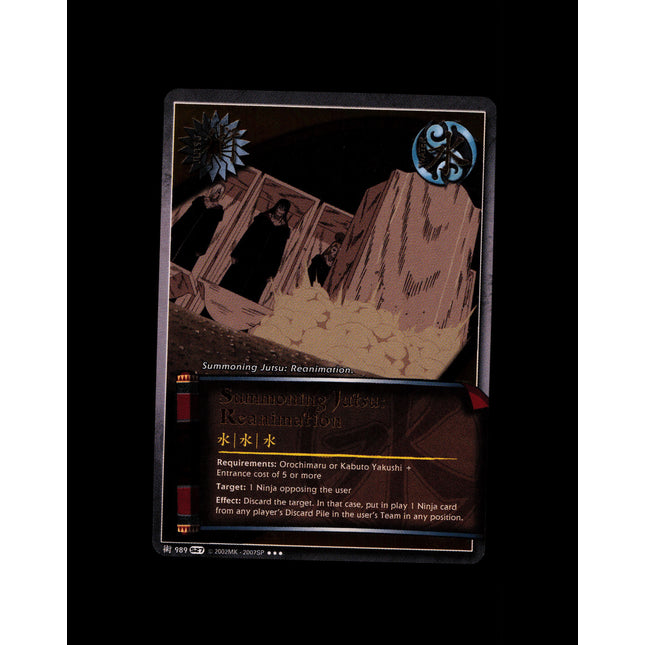 Summoning Jutsu: Reanimation - 989 - NM - Foil - S27 - Naruto CCG - E1-144