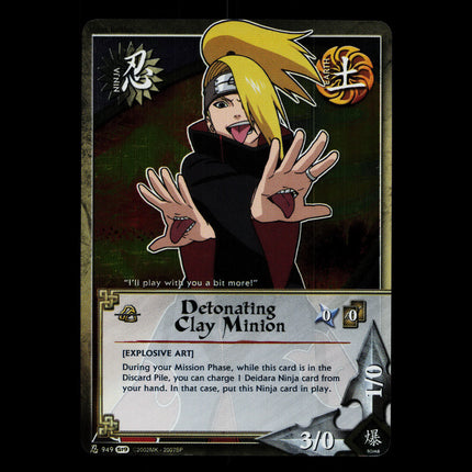 Detonating Clay Minion - 949 - NM - 1st Edition Foil - S19 - Naruto CCG - D3-117