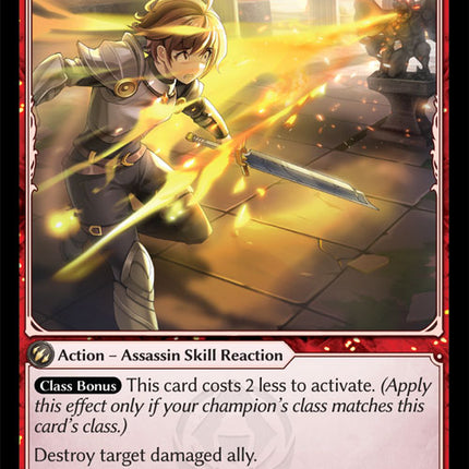Immolation Trap - DOA Alter EN-142 - x1 - Rare - Near Mint - Non-Foil - Grand Archive TCG