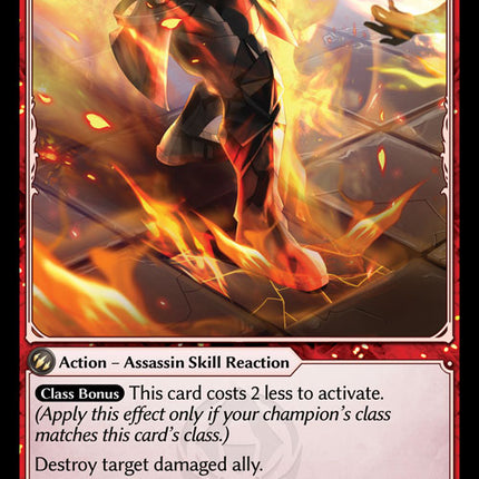 Immolation Trap - DOA 1st EN-142 - Rare - Near Mint - Foil - Grand Archive TCG