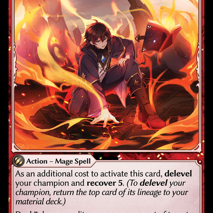 Innervate Fury - FTC EN-055 - x1 - R - NM - Foil - Grand Archive TCG