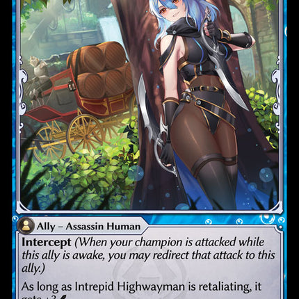 Intrepid Highwayman - DOA 1st EN-176 - Common - Near Mint - Foil - Grand Archive TCG