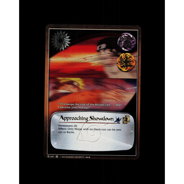 Approaching Showdown - 547 - NM - 1st Edition - Foil - Naruto CCG - D4-229
