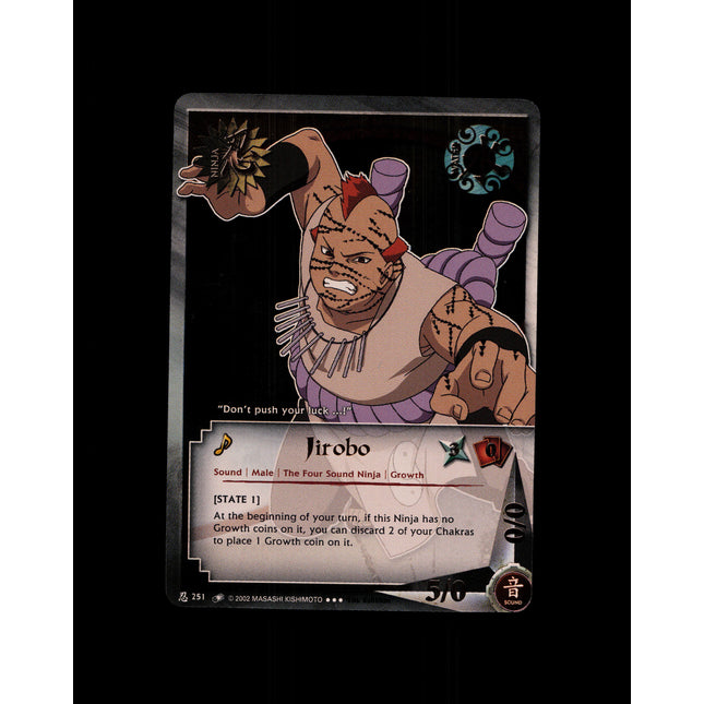 Jirobo - 251 - NM - 1st Edition - Foil - Naruto CCG - D4-212