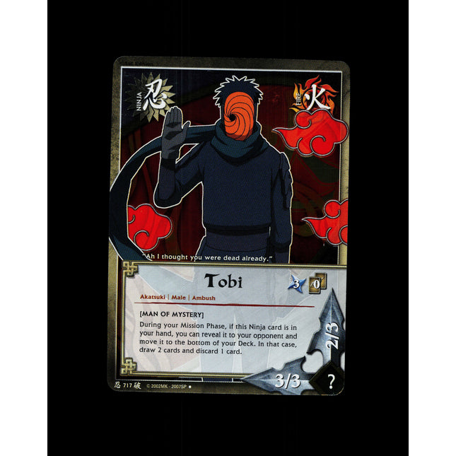 Tobi - 717 - NM - 1st Edition - Foil - Naruto CCG - D4-281