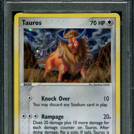Tauros - 16/112 - PSA 8 - Holo - FRLG - Pokemon - 80752