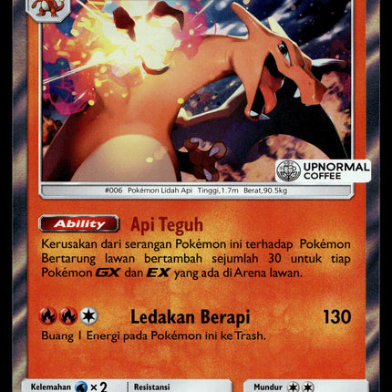 Charizard - 080/SM-P - PSA NM - Indonesian - Upnormal Coffee - Promo - Pokemon - A1-84