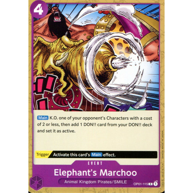 Elephant's Marchoo - OP01-115 - Common - English - One Piece TCG OP-01