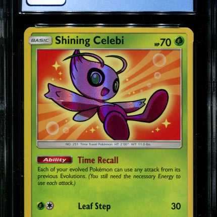 Shining Celebi - SM79 - CGC 8.5 - Black Star Promo - Shining Legends - Pokemon -  15148