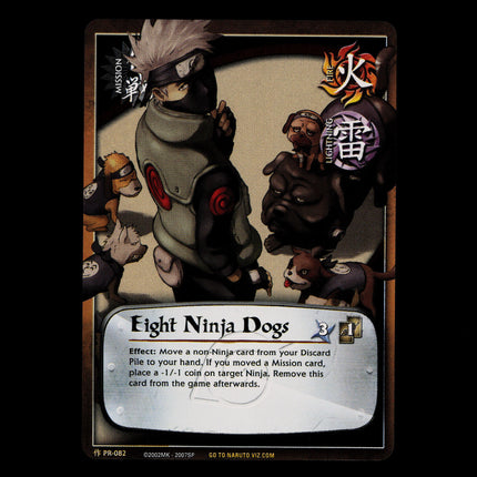 Eight Ninja Dogs - PR-082 - NM - Unlimited Foil - Promo - Naruto CCG - D3-150