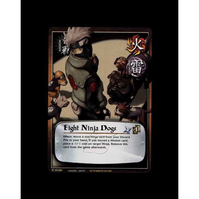 Eight Ninja Dogs - PR-082 - NM - Unlimited Foil - Promo - Naruto CCG - D3-150