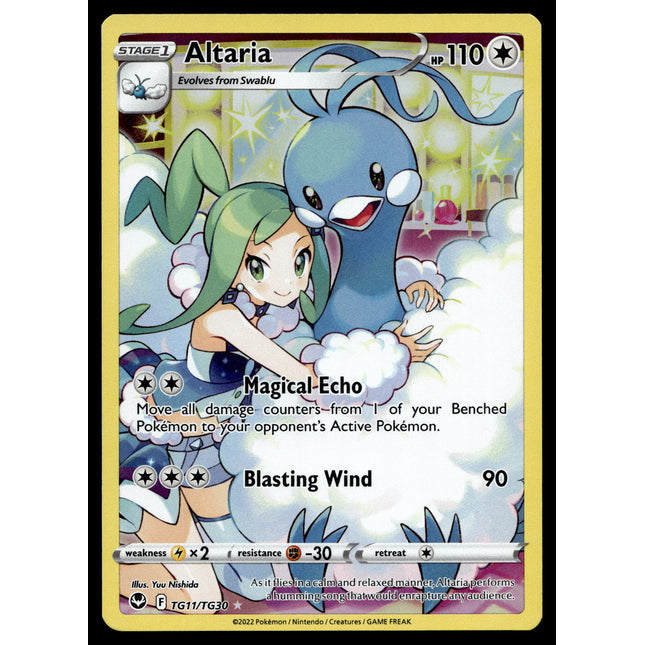 Altaria - TG11/TG30 - NM - Full Art - Silver Tempest - Pokemon - A6-15