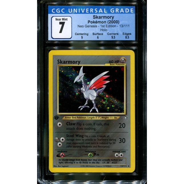 Skarmory - 13/111 - CGC 7 - 1st Edition - Neo Genesis - Pokemon - 48004