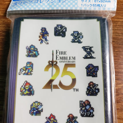 Fire Emblem 25th Anniversary Blue - No. FE04 - Fire Emblem Cipher - Japanese - Set of 65 Sleeves