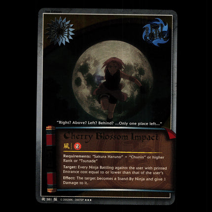Cherry Blossom Impact - 581 - NM - 1st Edition - Foil - Naruto CCG - D4-226