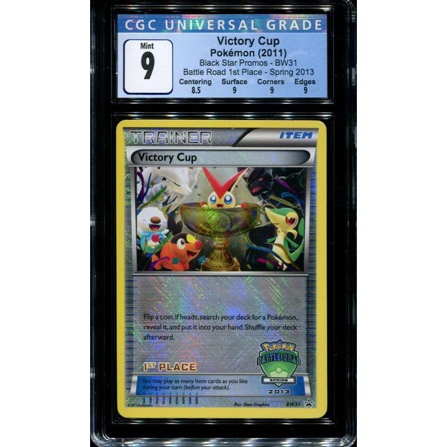 Victory Cup - BW31 - CGC 9 Mint - Battle Road 1st Place Spring 2013 - 36190