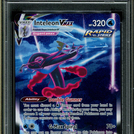 Inteleon Vmax - 266/264 - PSA 10 - Alternate Art - Fusion Strike - Pokemon - 56416