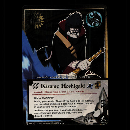 Kisame Hoshigaki - 454 - NM - 1st Edition - Foil - Naruto CCG - D4-218