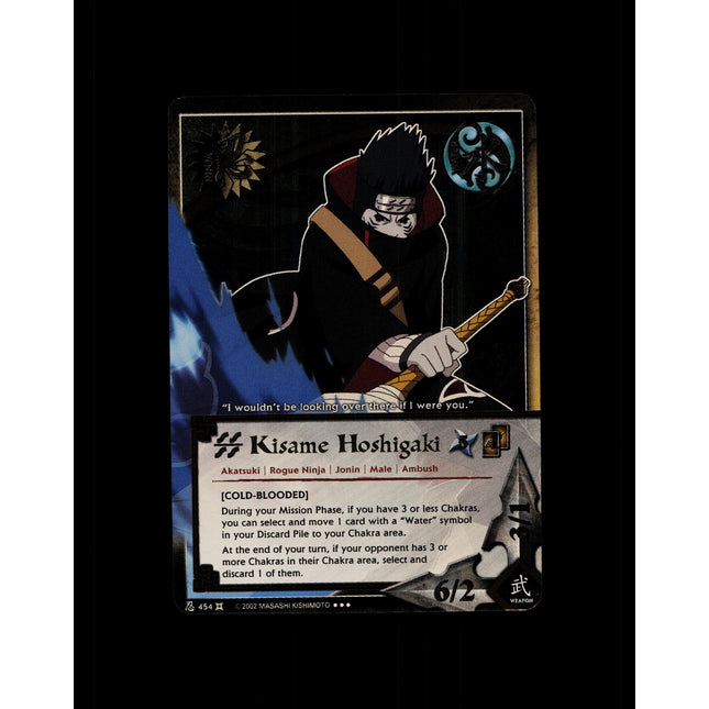 Kisame Hoshigaki - 454 - NM - 1st Edition - Foil - Naruto CCG - D4-218