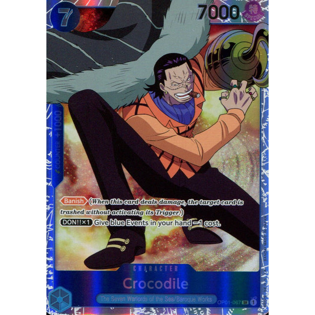 Crocodile - OP01-067 - Super Rare - English - One Piece TCG OP-01