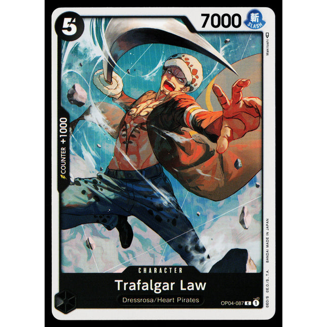Trafalgar Law - OP04-087 - NM - Common - English OP04 - One Piece TCG