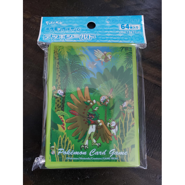 Decidueye & Rowlet Attacking - Sealed Set of 64 Sleeves - Japanese - Pokemon Center