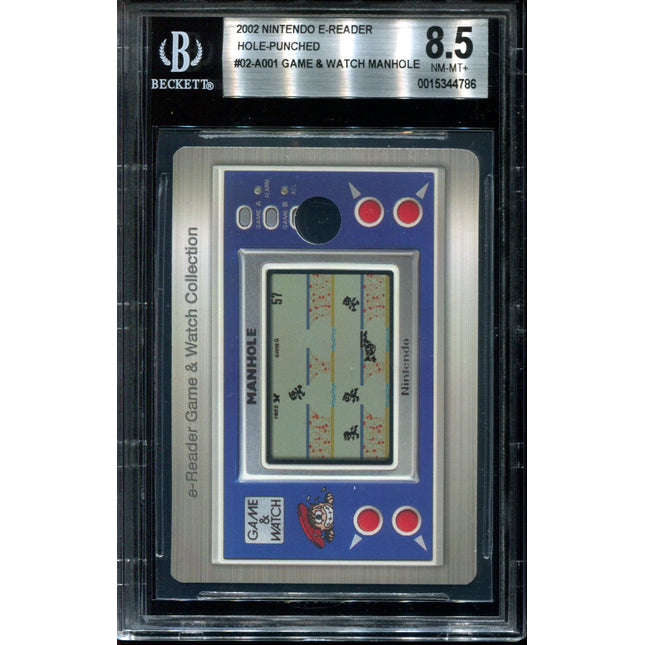 Game & Watch Manhole - BGS 8.5 - Hole-Punched - E-reader - Nintendo - 44786