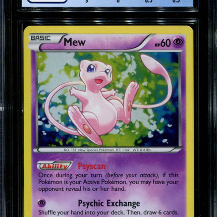 Mew - BW98 - CGC 7.5 - Legendary Treasures - Black Star Promo - 36549